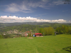 Pohled na Krkonoše