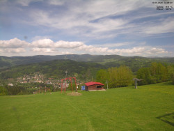 Pohled na Krkonoše