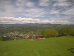 Pohled na Krkonoše