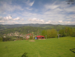 Pohled na Krkonoše