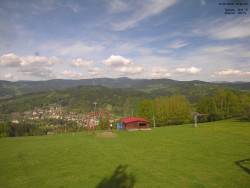 Pohled na Krkonoše