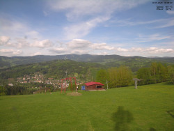 Pohled na Krkonoše