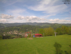 Pohled na Krkonoše