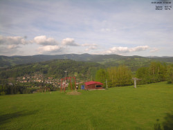 Pohled na Krkonoše