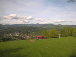 Pohled na Krkonoše