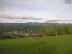 Pohled na Krkonoše