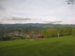 Pohled na Krkonoše