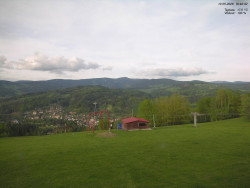 Pohled na Krkonoše