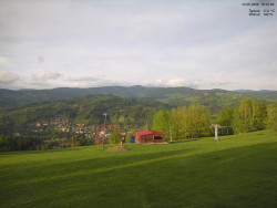 Pohled na Krkonoše
