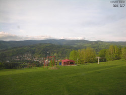 Pohled na Krkonoše