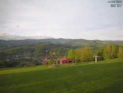 Pohled na Krkonoše