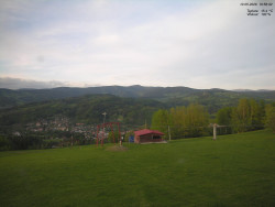 Pohled na Krkonoše
