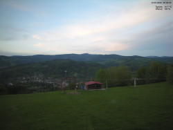 Pohled na Krkonoše