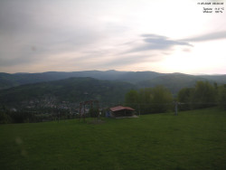 Pohled na Krkonoše