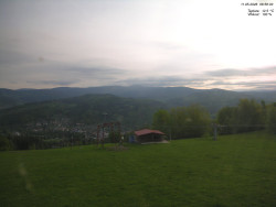 Pohled na Krkonoše