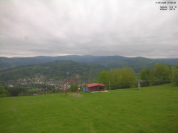 Pohled na Krkonoše