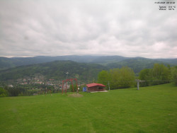 Pohled na Krkonoše