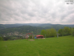 Pohled na Krkonoše