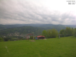 Pohled na Krkonoše