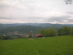 Pohled na Krkonoše