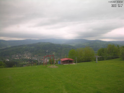 Pohled na Krkonoše