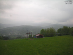 Pohled na Krkonoše