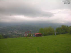 Pohled na Krkonoše
