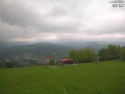 Pohled na Krkonoše