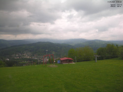 Pohled na Krkonoše
