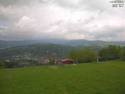 Pohled na Krkonoše
