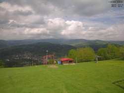 Pohled na Krkonoše