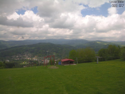 Pohled na Krkonoše