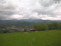 Pohled na Krkonoše