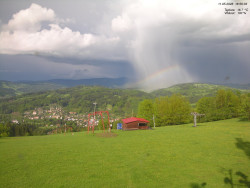 Pohled na Krkonoše