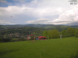 Pohled na Krkonoše
