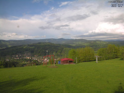 Pohled na Krkonoše