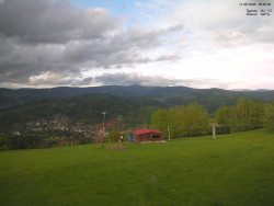 Pohled na Krkonoše