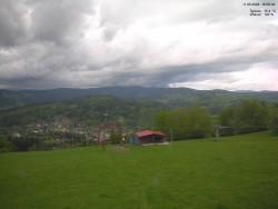 Pohled na Krkonoše
