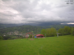Pohled na Krkonoše
