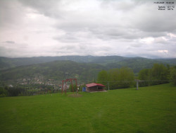 Pohled na Krkonoše