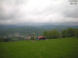 Pohled na Krkonoše