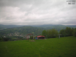 Pohled na Krkonoše