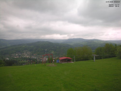 Pohled na Krkonoše