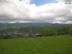 Pohled na Krkonoše