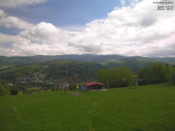 Pohled na Krkonoše