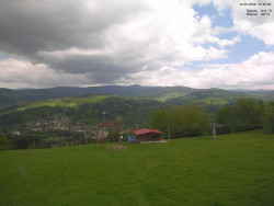 Pohled na Krkonoše