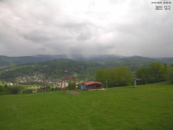 Pohled na Krkonoše