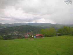 Pohled na Krkonoše