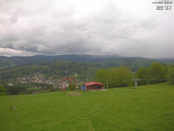 Pohled na Krkonoše