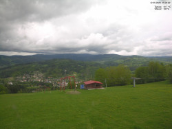 Pohled na Krkonoše